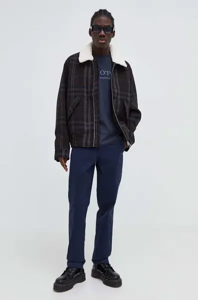 Levi's nohavice chinos pánske bavlnené