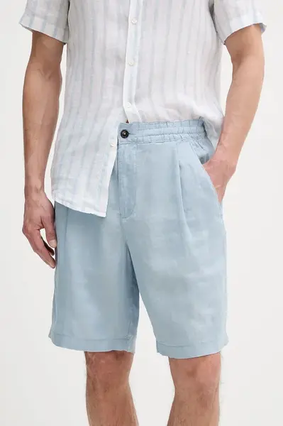 Ľanové šortky United Colors of Benetton