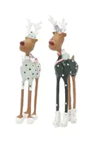 Vianočná dekorácia Medusa-Copenhagen Mr & Mrs Rudolf 2024 2-pak