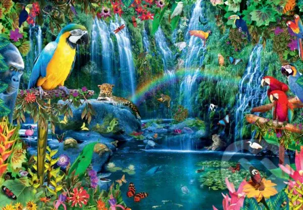Parrot Tropics - puzzle z kategorie Zvieratá