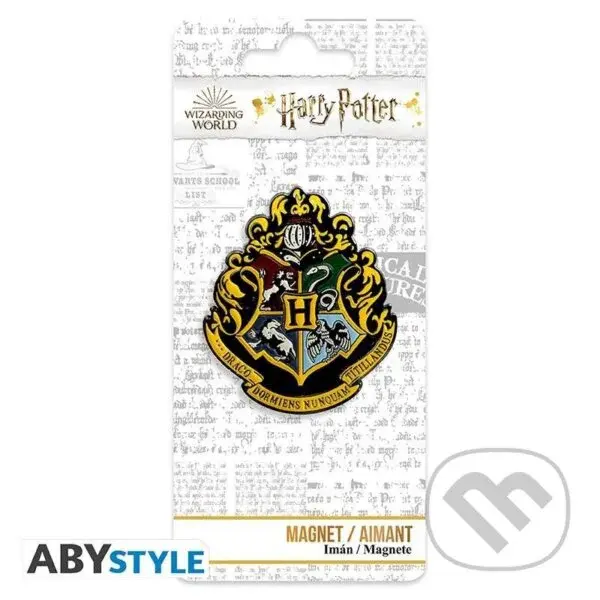 Harry Potter Magnet kovový - Rokfort,Harry Potter Magnet kovový - Rokfort
