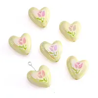 2Pcs UV Platings Acrylic Beads