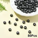 Opaque Acrylic Horizontal Hole Beads