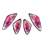 Transparent Resin Wing Pendants Set