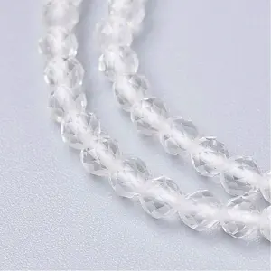 Natural Quartz Crystal Beads Strands