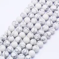 Synthetic Howlite Bead Strands