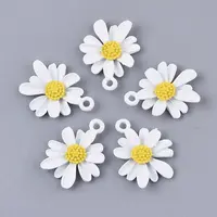 Spray Painted Alloy Pendants