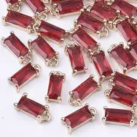 Transparent Glass Charms