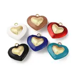 Brass Enamel Pendants