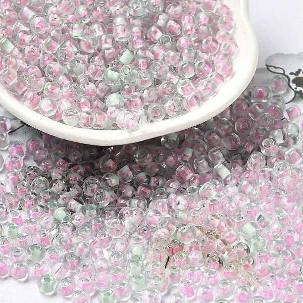 Transparent Glass Round Seed Beads