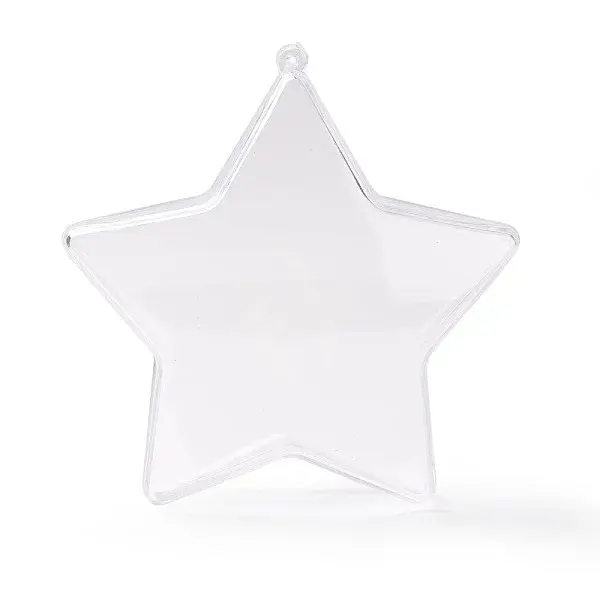 Openable Transparent Plastic Pendants