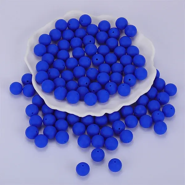 Round Silicone Focal Beads