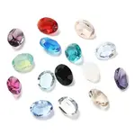 Pointed Back Glass Rhinestone Cabochons