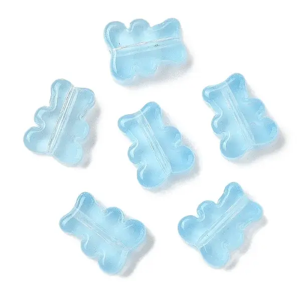 Transparent Spray Paint Glass Beads