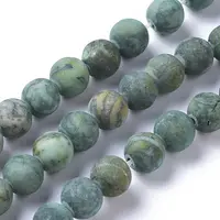 Natural Map Stone Picasso Jasper Beads Strands