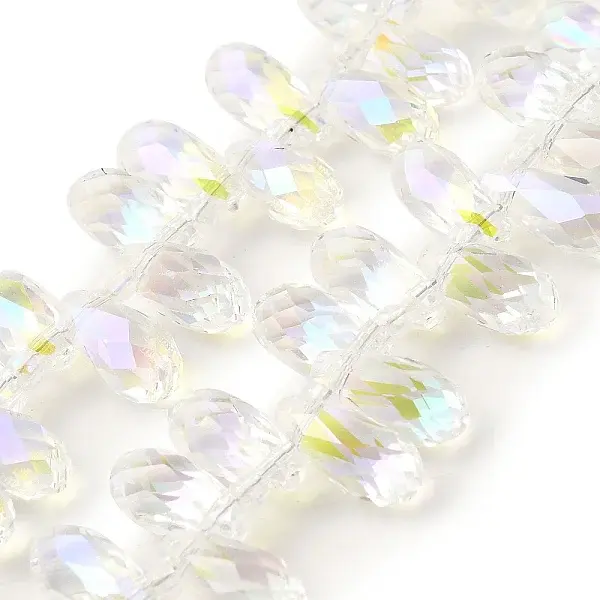 Electroplate Glass Beads Strands