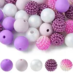 DIY Round Silicone & Acrylic & Berry Beads Making Findings Kits