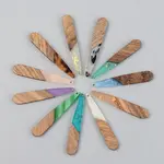 Resin & Walnut Wood Pendants