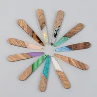 Resin & Walnut Wood Pendants