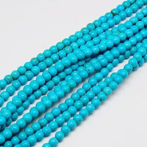 Synthetic Turquoise Beads Strands