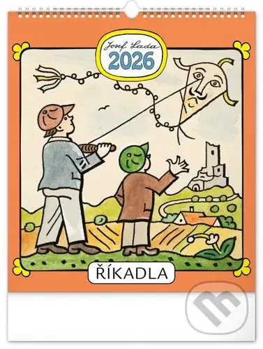 NOTIQUE Nástěnný kalendář Josef Lada – Říkadla 2026