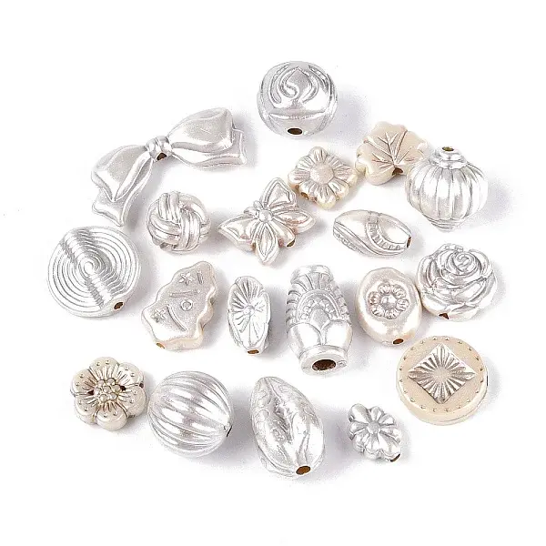 Pearlized Opaque Acrylic Beads