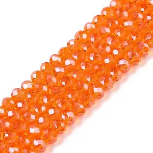 Electroplate Glass Beads Strands