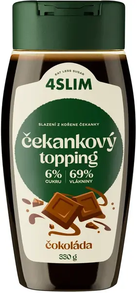 4SLIM Cikoriový topping príchuť čokoláda 330 g