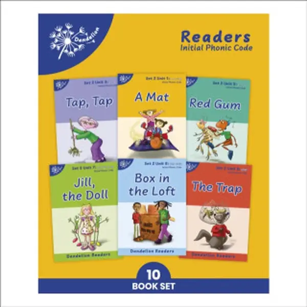 Phonic Books Dandelion Readers Set 2 Units 1-10 - Phonic Books