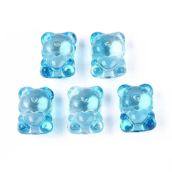 Baking Paint Transparent Glass Beads