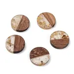 Transparent Resin & Walnut Wood Pendants