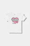 Detské bavlnené tričko Puma PUMA X HELLO KITTY & FRIENDS Ruffle Tee