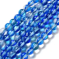 Synthetic Moonstone Beads Strands