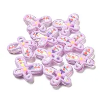 Hand Painted Opaque Acrylic with Enamel Beads