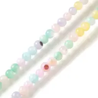 Ice Cream Color Dyed Natural Freshwater Shell Beads Strands