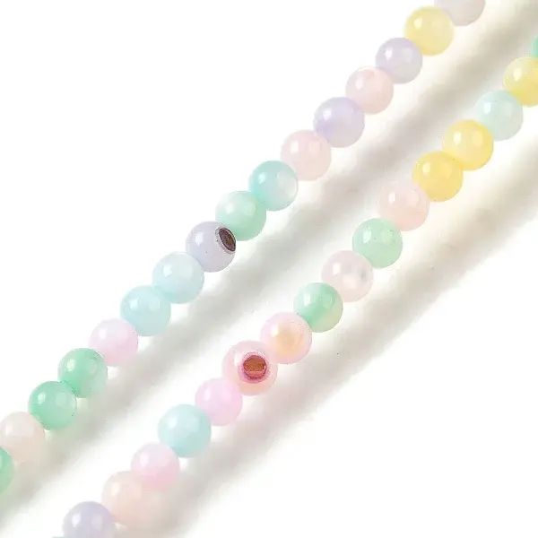 Ice Cream Color Dyed Natural Freshwater Shell Beads Strands