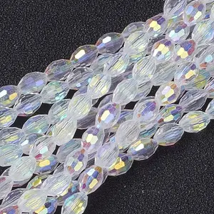 Electroplate Glass Beads Strands
