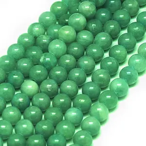 Natural Mashan Jade Round Beads Strands