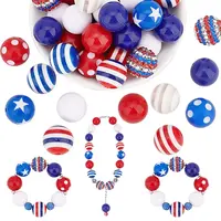 1 Set Mixed Style Acrylic Round Beads Sets