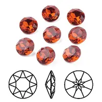 Pointed Back & Back Plated K9 Glass Rhinestone Cabochons