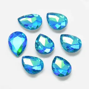 Pointed Back Glass Rhinestone Cabochons