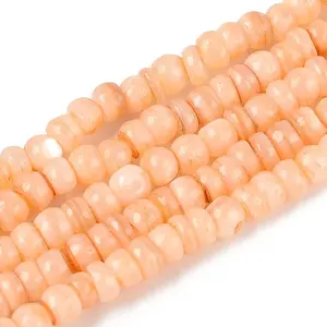 Natural Freshwater Shell Dyed Beads Strands