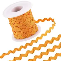 1Pc Sparkle Wavy Polyester Ribbons