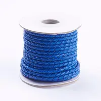 Round Braided Cowhide Cords