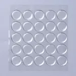 Plastic Clear Cabochons Epoxy Sticker