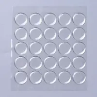 Plastic Clear Cabochons Epoxy Sticker