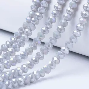 Electroplate Glass Beads Strands