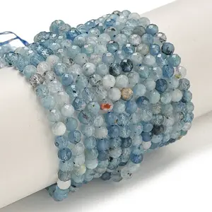 Natural Aquamarine Beads Strands