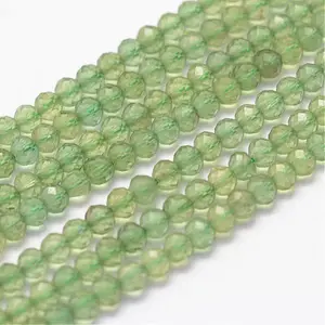Natural Green Apatite Beads Strands