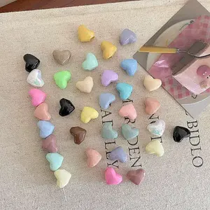 Opaque Acrylic European Beads